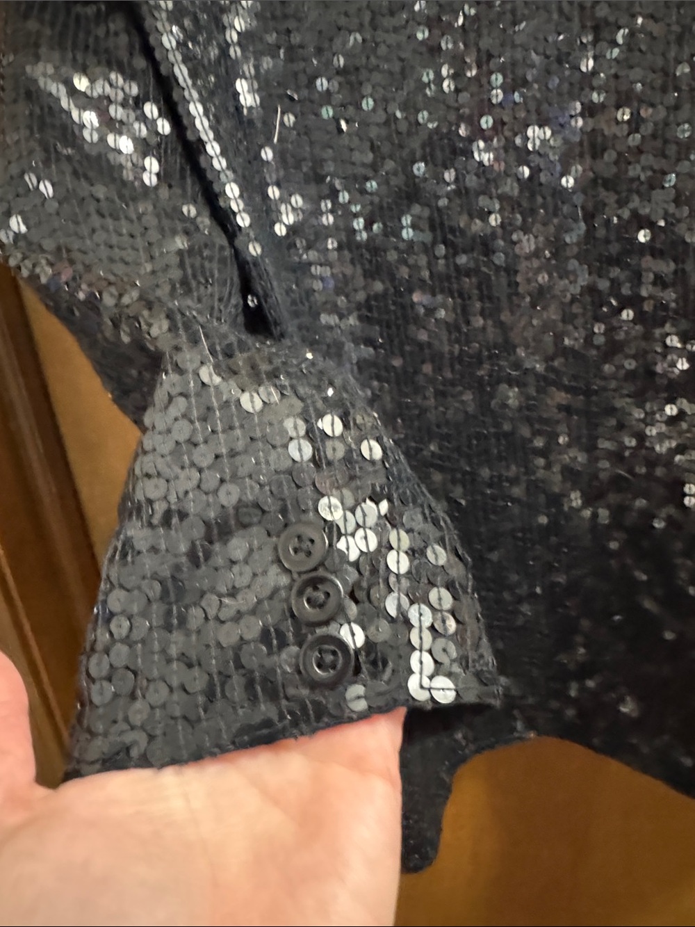 Vintage Sandy Starkman Fully Sequin Blazer Abstract Art - Picture 10 of 12